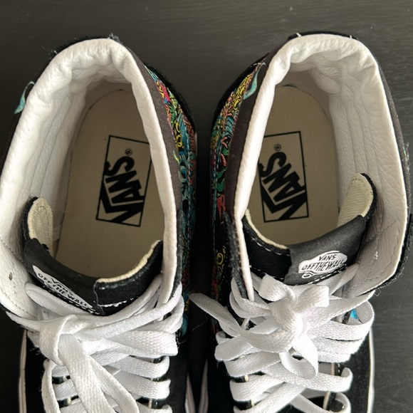 VANS SK8-HI BLACK UNDERWATER SHOES SIZE MENS 6.5, WOMENS 8 EXCELLENT CONDITION - Picture 11 of 12